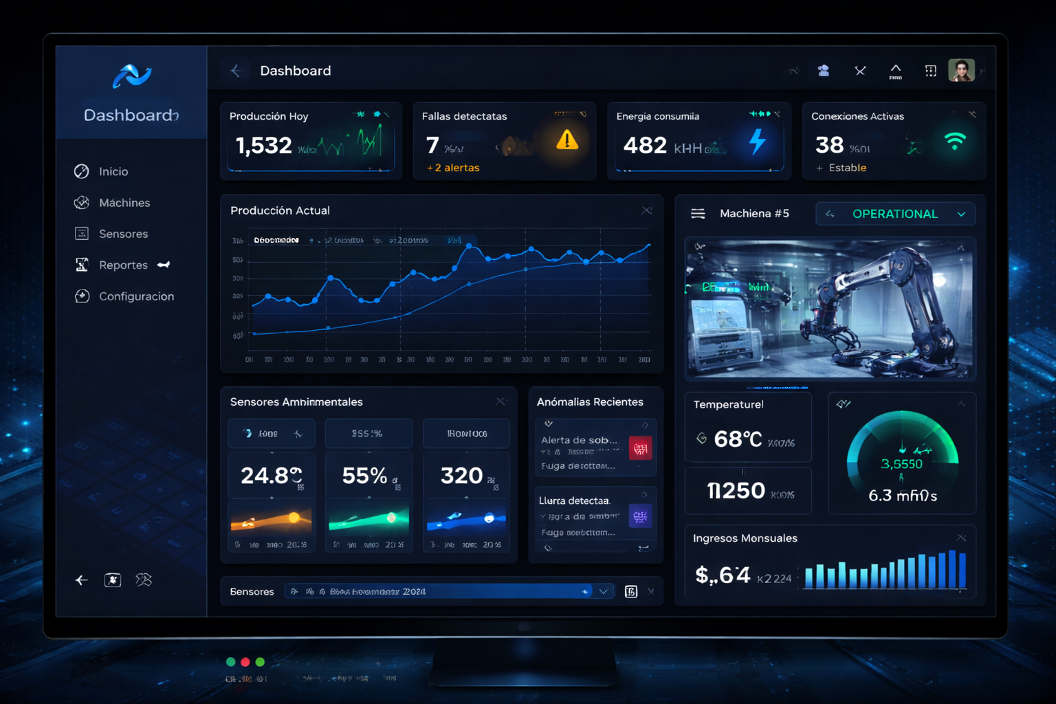 Dashboard de gestión